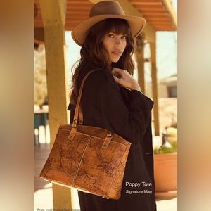 Patricia Nash Map Print Purse